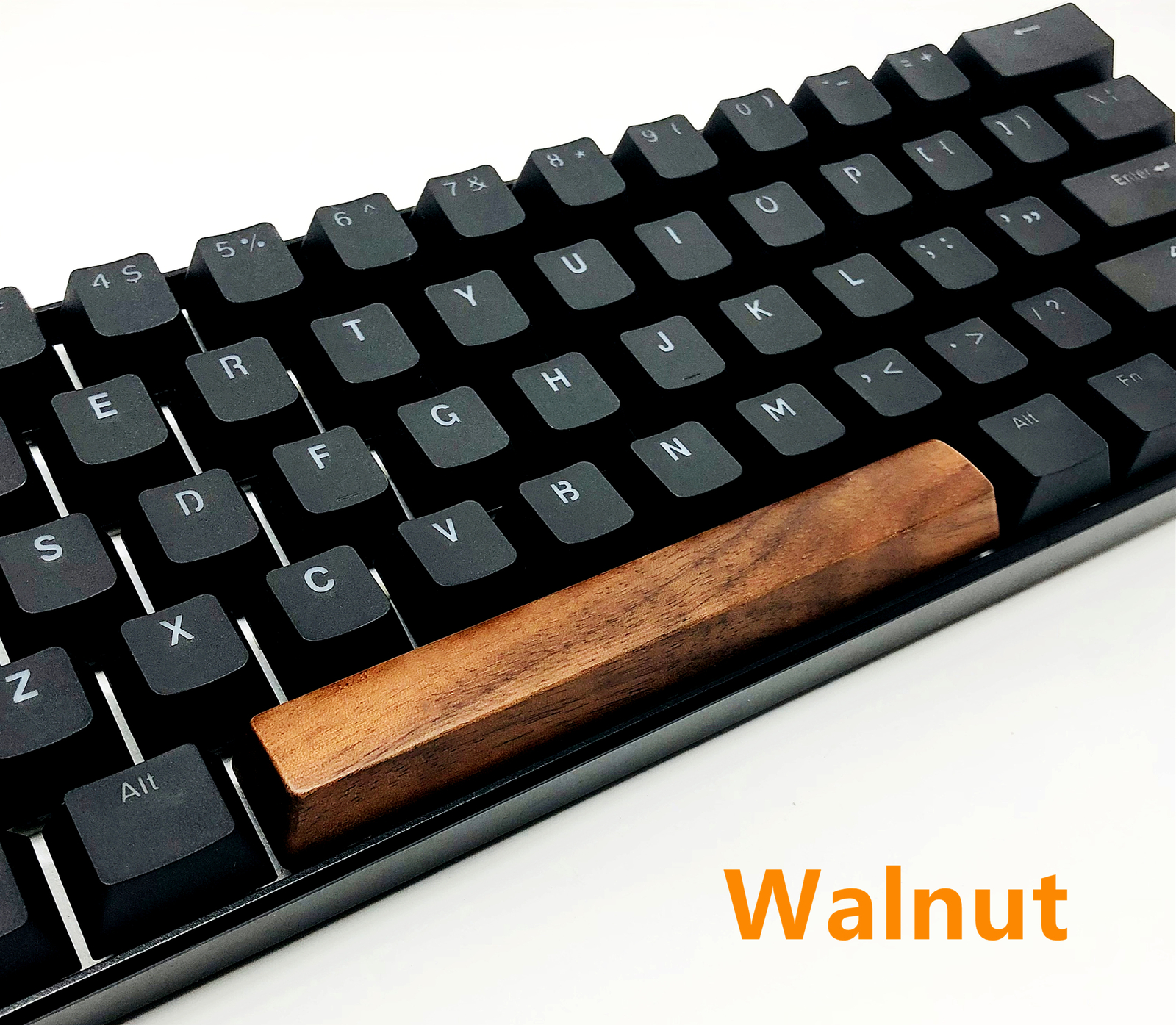 Wooden Spacebar Keycaps 6.25X Walnut Ebony Spacebar OEM for Mechanical Keyboard