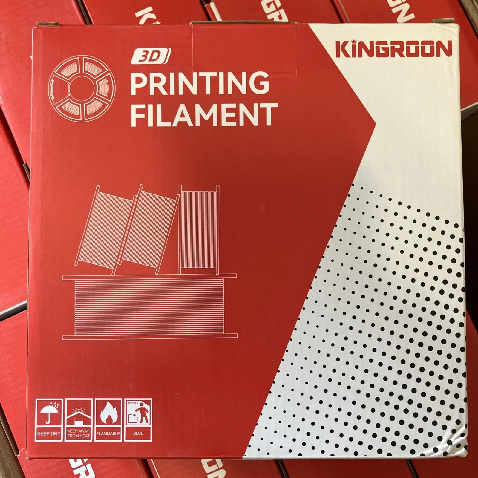 KINGROON / 3D Printer PLA Filament / 1KG 1.75mm / 3D Printing /YELLOW /BRAND NEW