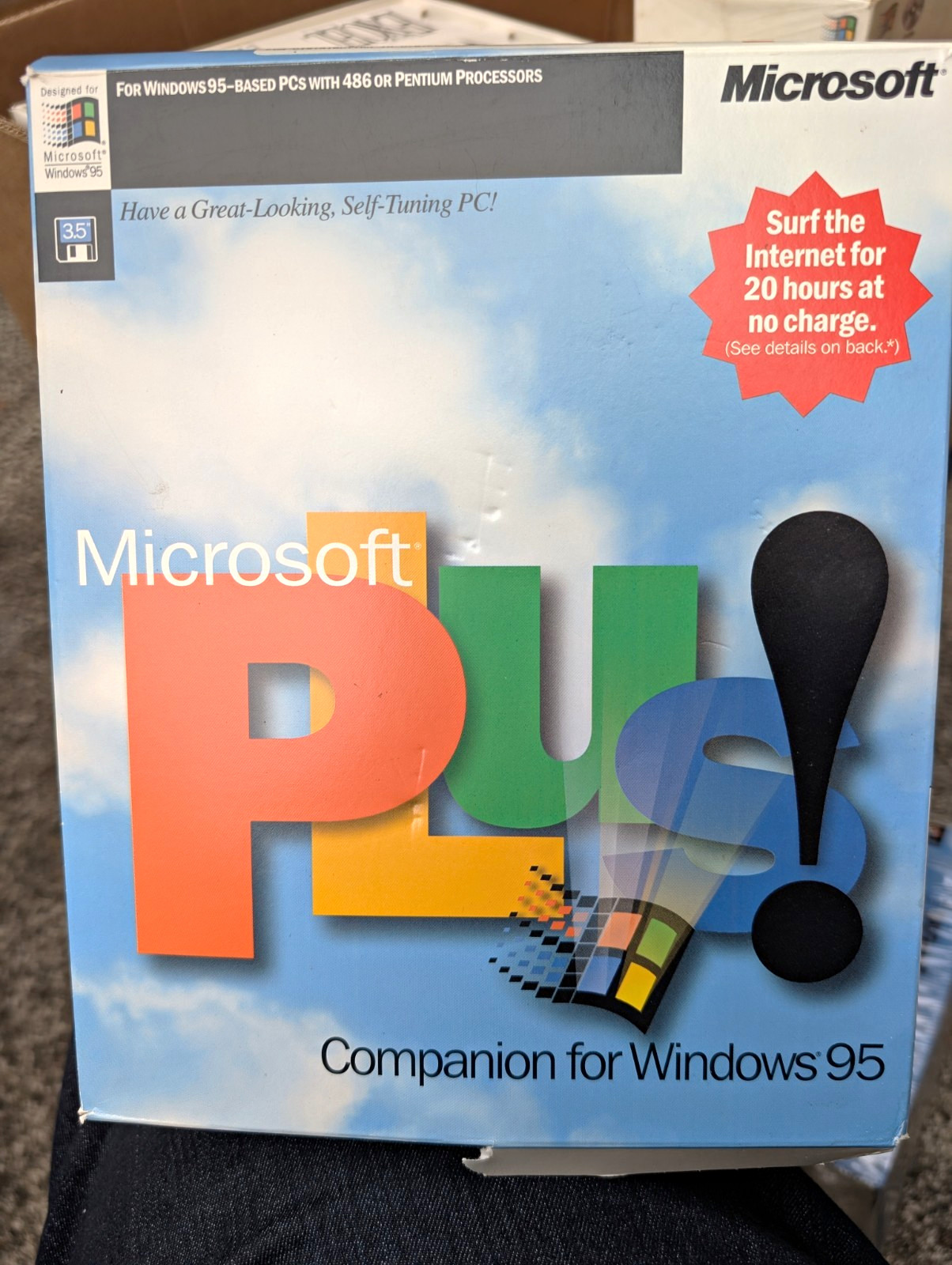 Microsoft Plus Companion for Windows 95 English 3.5" Floppy Disks MPN 61496