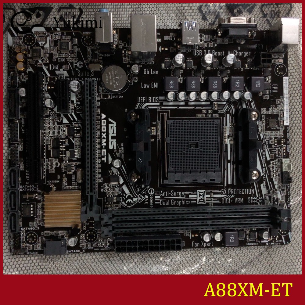 FOR ASUS A88XM-ET DDR3*4 64GB AMD A88X Micro ATX Ｍotherboard Test OK