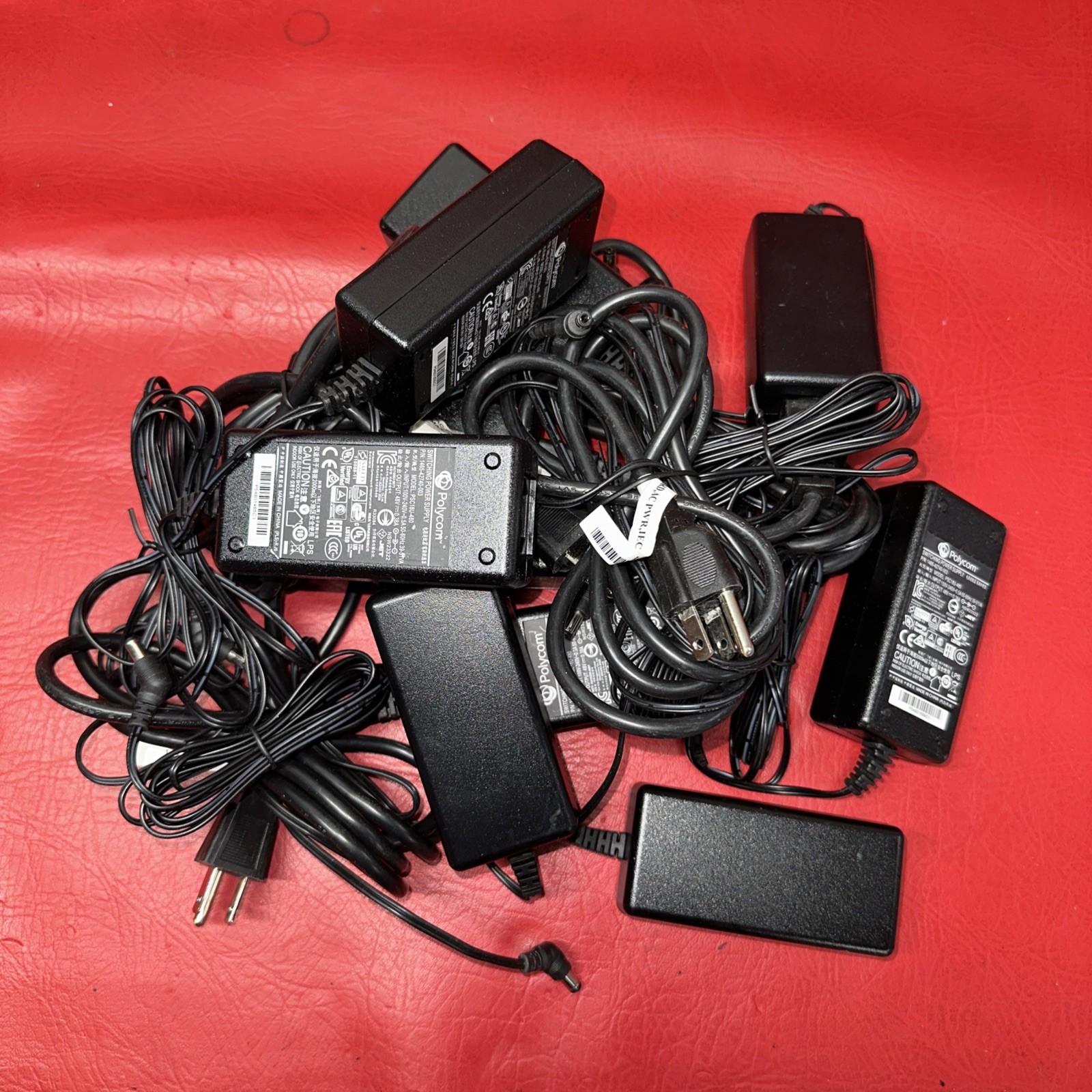 Lot of 10x Genuine PolyCom PSC18U-480 AC Power Adapter *TESTED*