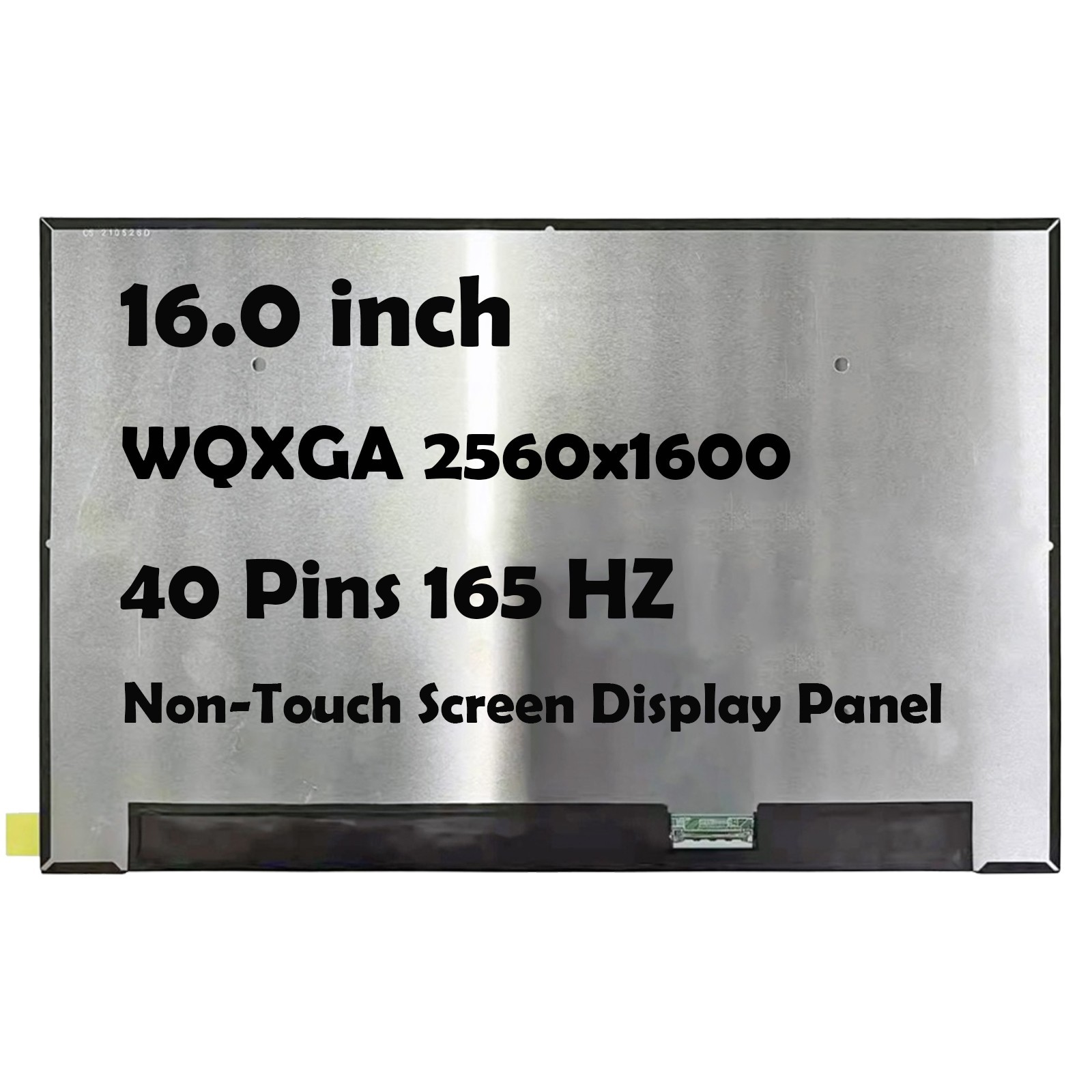 16" for Gaming 3-16IAH7 3-16ARH7 165Hz WQXGA LCD Non-Touch Screen Display Panel