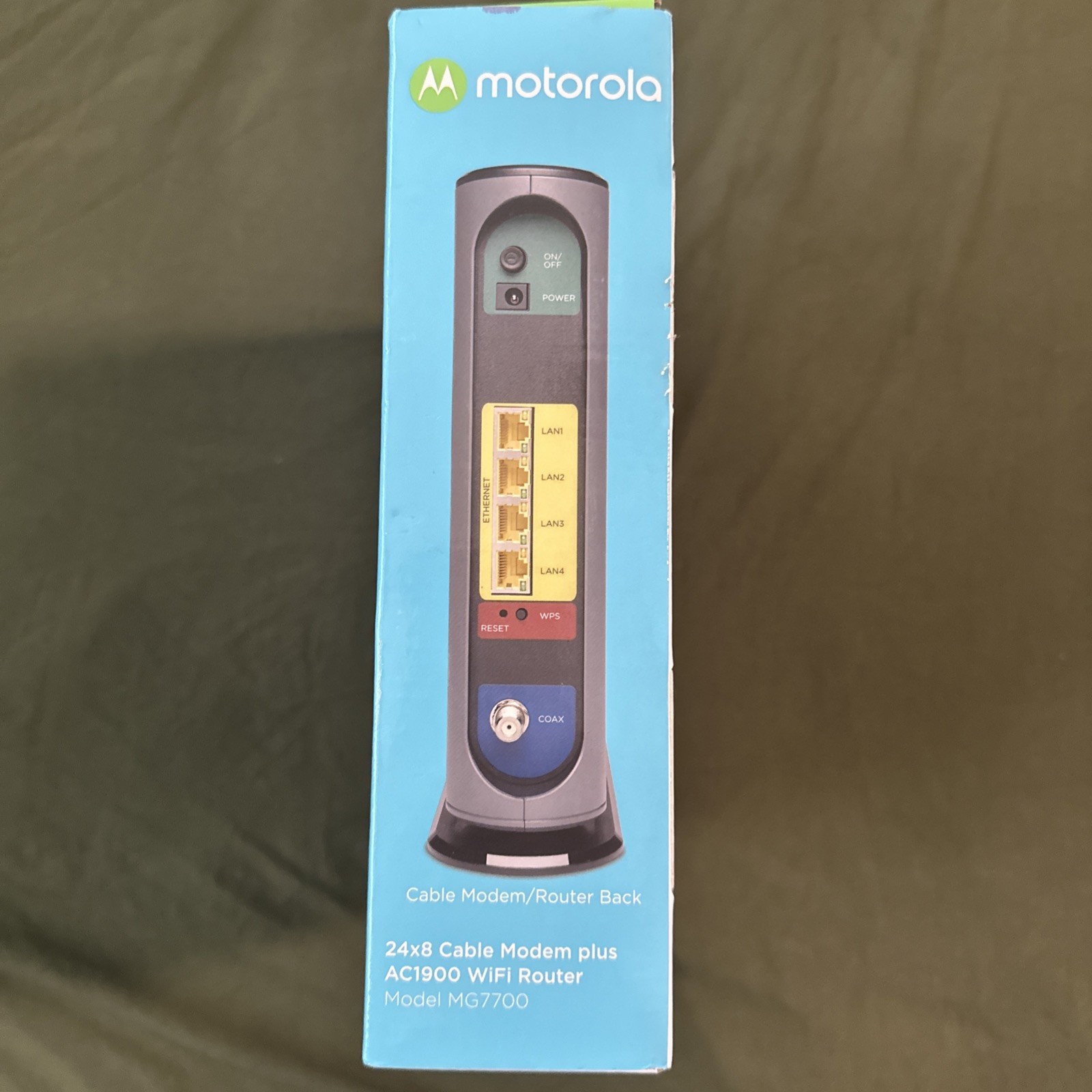 Motorola 24x8 Cable Modem plus AC1900 WiFi Router  