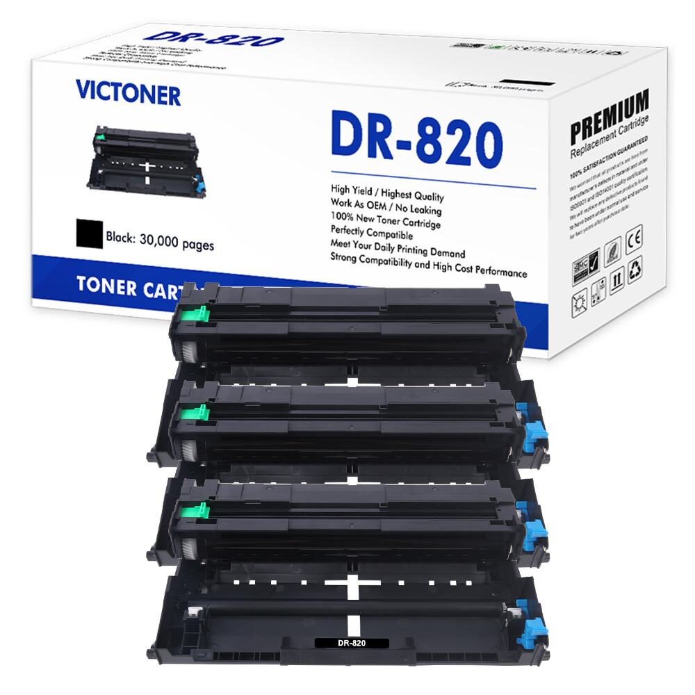 3PK DR820 DR-820 Drum Fits For Brother TN850 HL-L6200D HL-L6300DW MFC-L6800DW