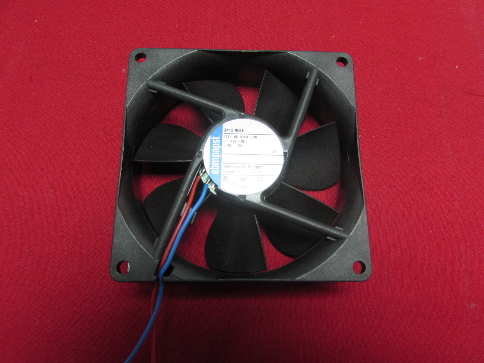 ORIGINAL EBM PAPST 92X25MM 3412 NGLE MEGA FAN 3412 NGLE 