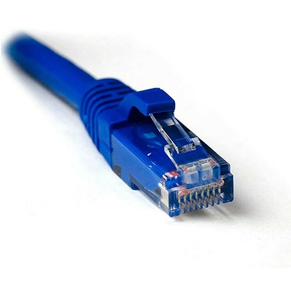 Set of 10 ClearLinks CAT 5E, 3' Patch Cable, Blue 
