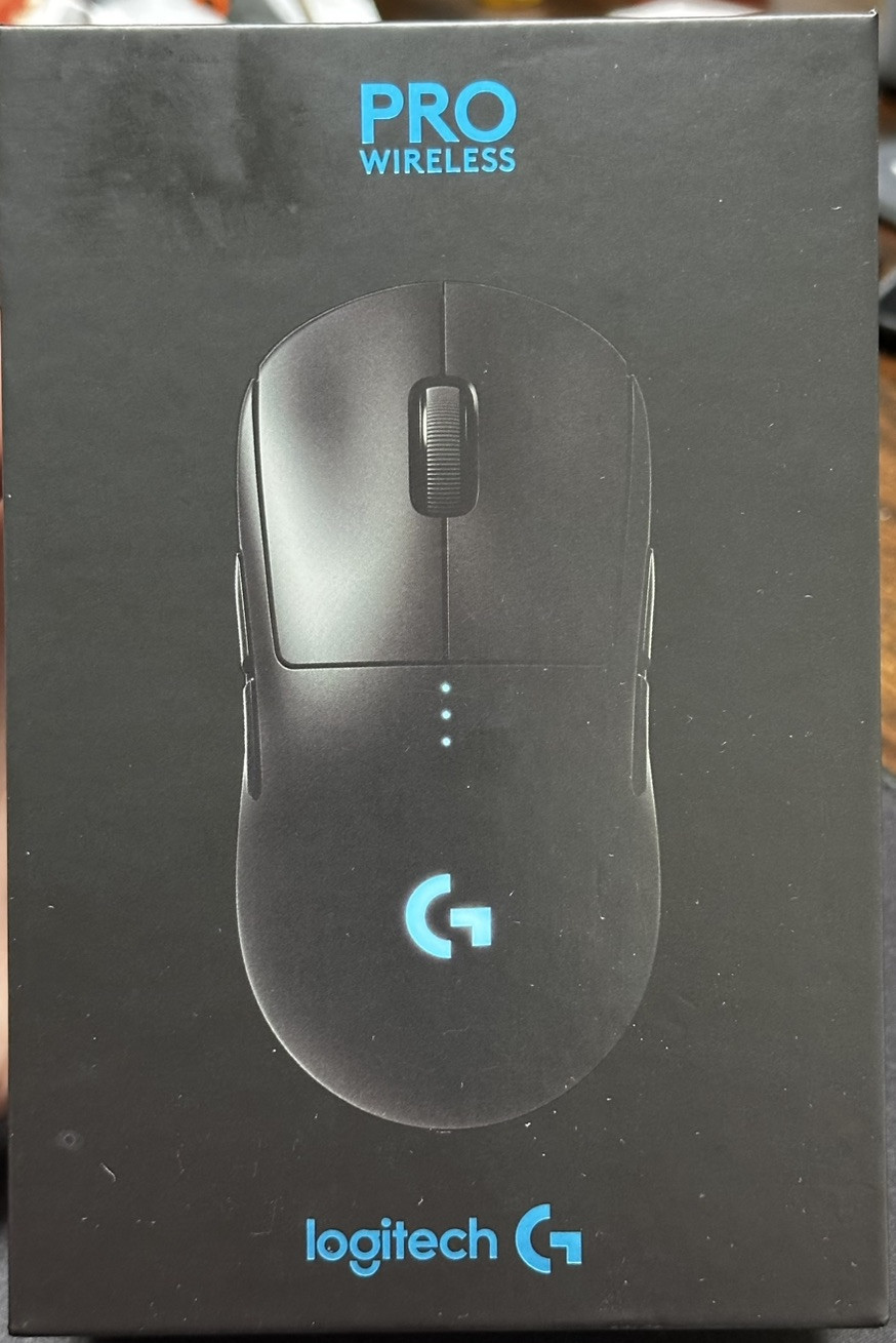 New Logitech Pro Wireless RGB Lightspeed Mouse