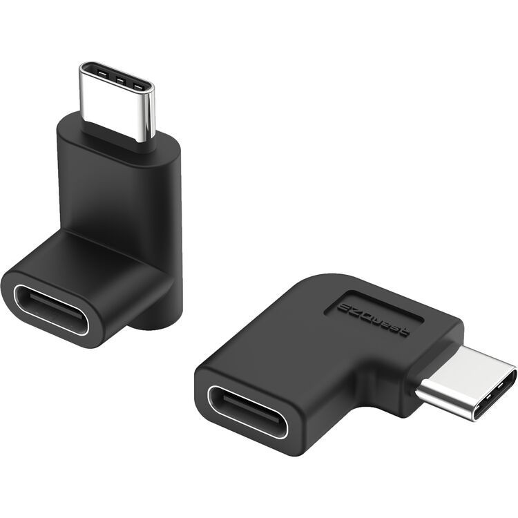 EZQUEST USB-C (Female) to USB-C (Male) Mini Adapter [2 Pack] NEW
