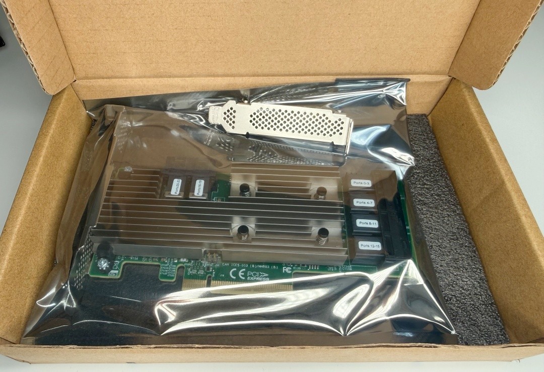 Genuine Broadcom LSI 9305-24i 12Gbps SAS-3 PCIex8 HBA IT mode ZFS TrueNAS Unraid