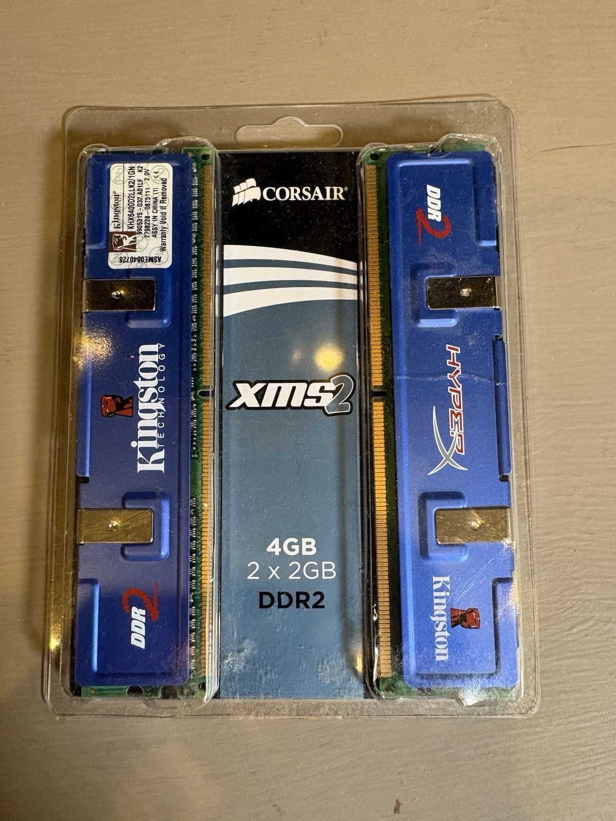 Corsair XMS2 4GB (2 x 2GB) DDR2 Desktop RAM Kit Brand New In Box
