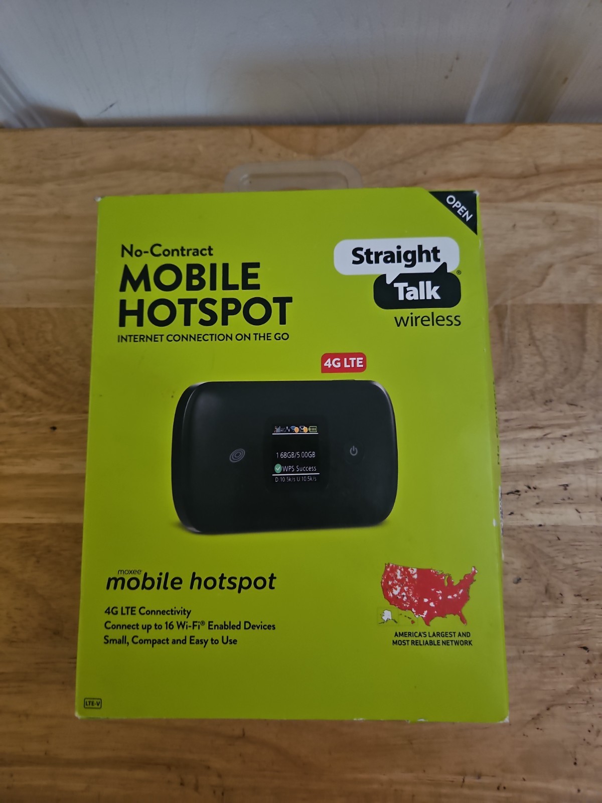 Straight Talk Moxee Mobile Hotspot Black