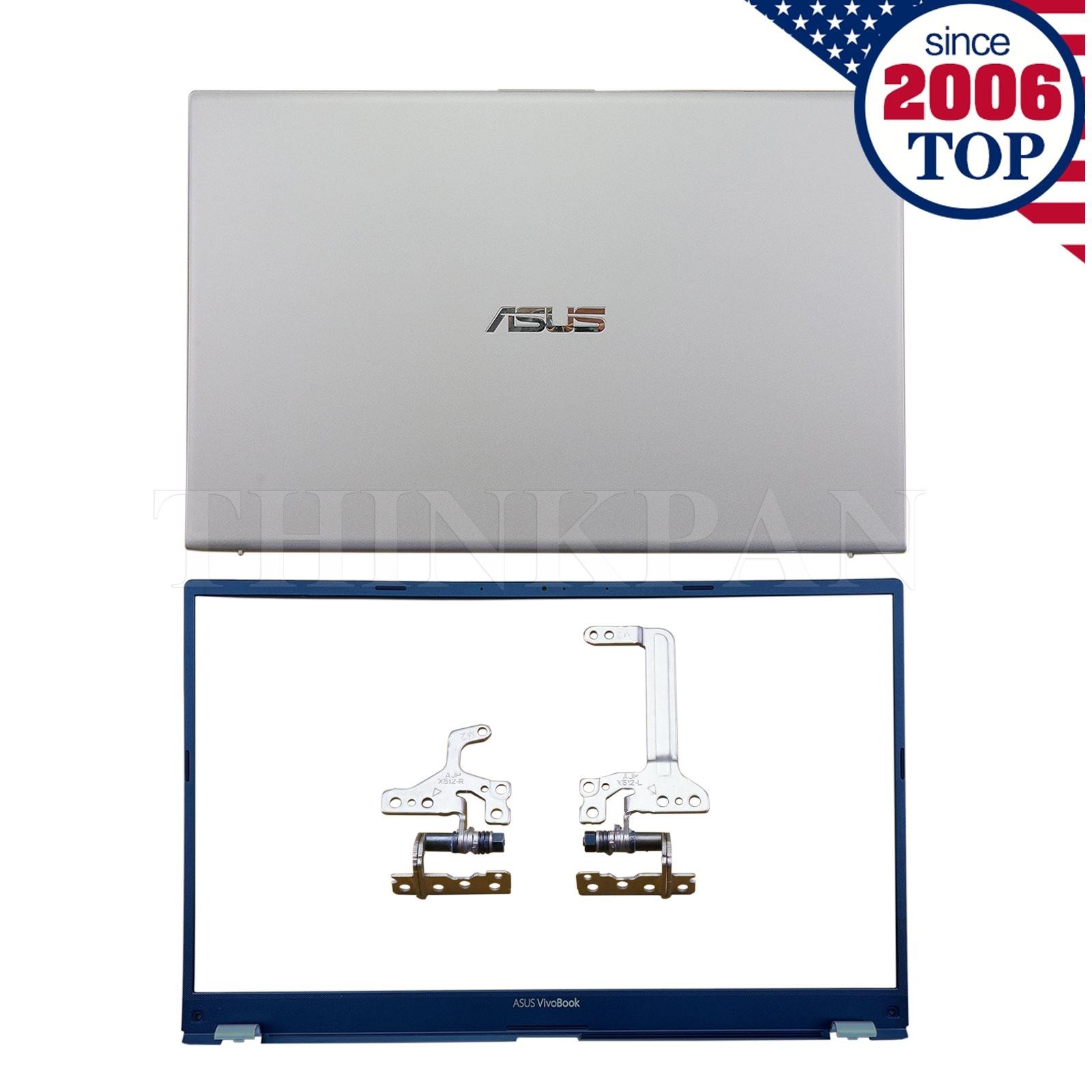 New ASUS VivoBook 15 X512 X512D X512F X512U LCD Back Cover Bezel Hinges Silver
