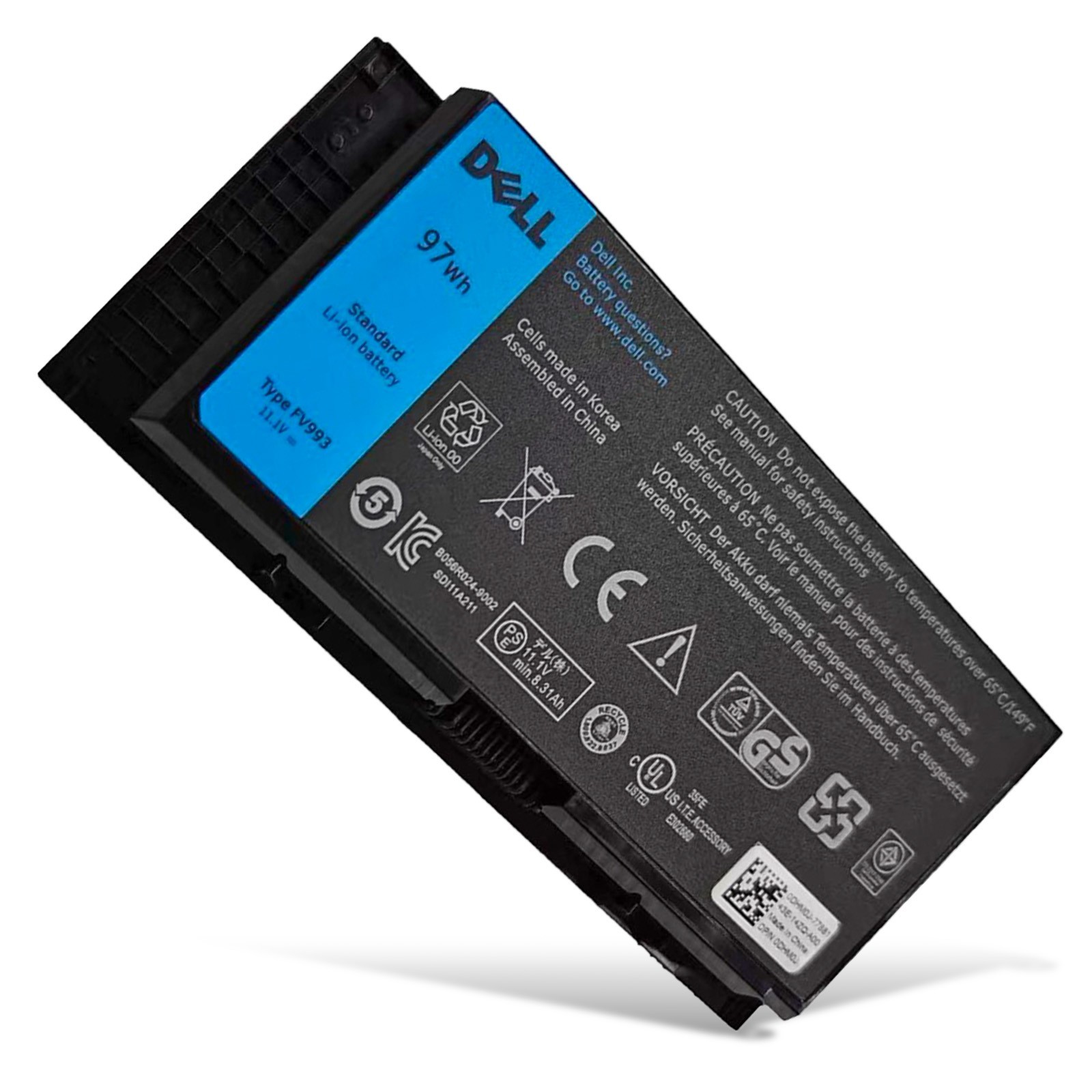 Genuine OEM M6600 Battery for Dell Precision M4600 M4700 M4800 M6700 Type FV993