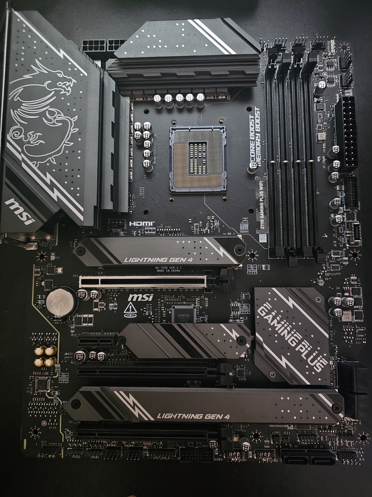 MSI Z790 Gaming Plus WiFi ATX Motherboard, LGA 1700, Intel Gaming