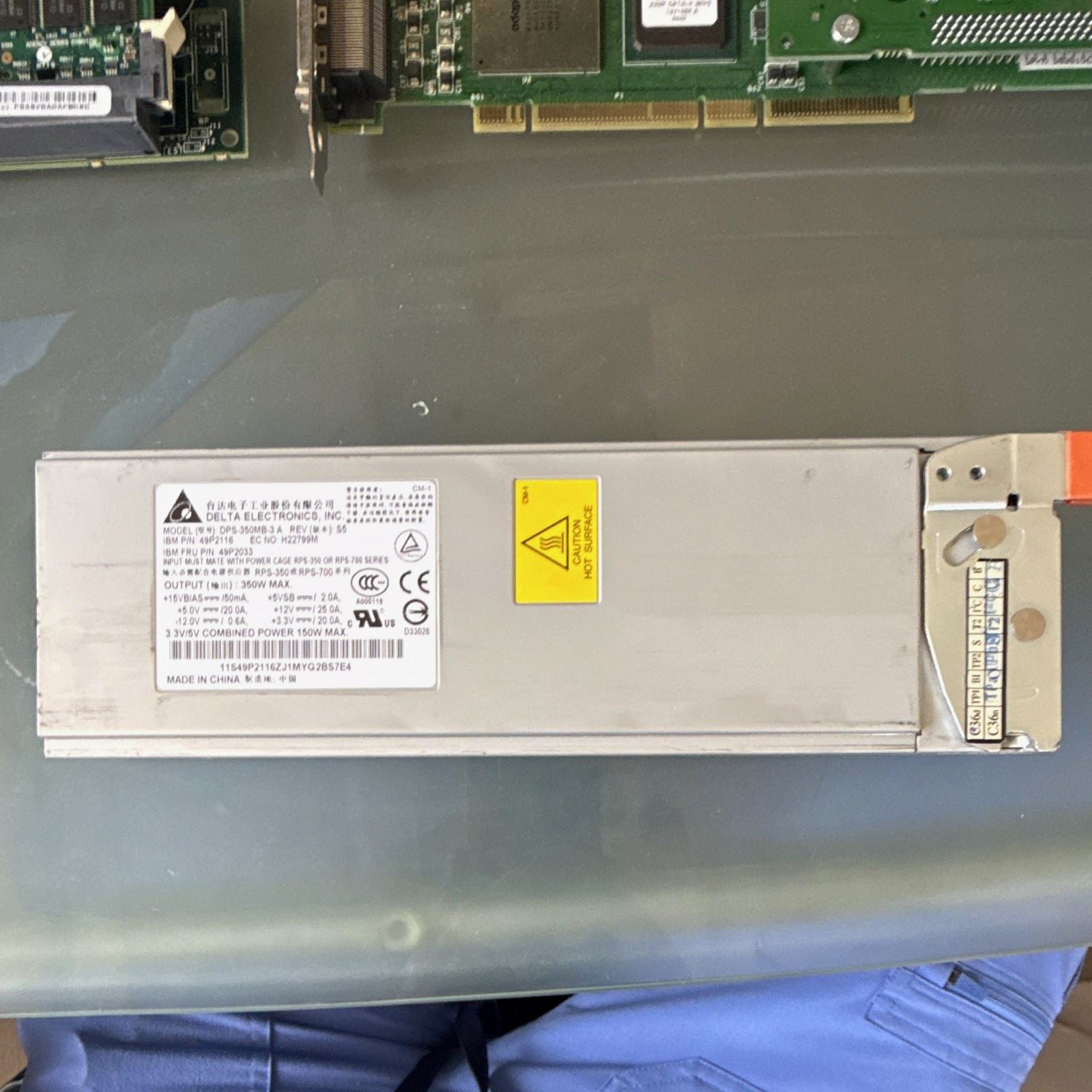 Delta 350W Hot-Plug Server Power Supply Module for IBM RPS-350 49P2116