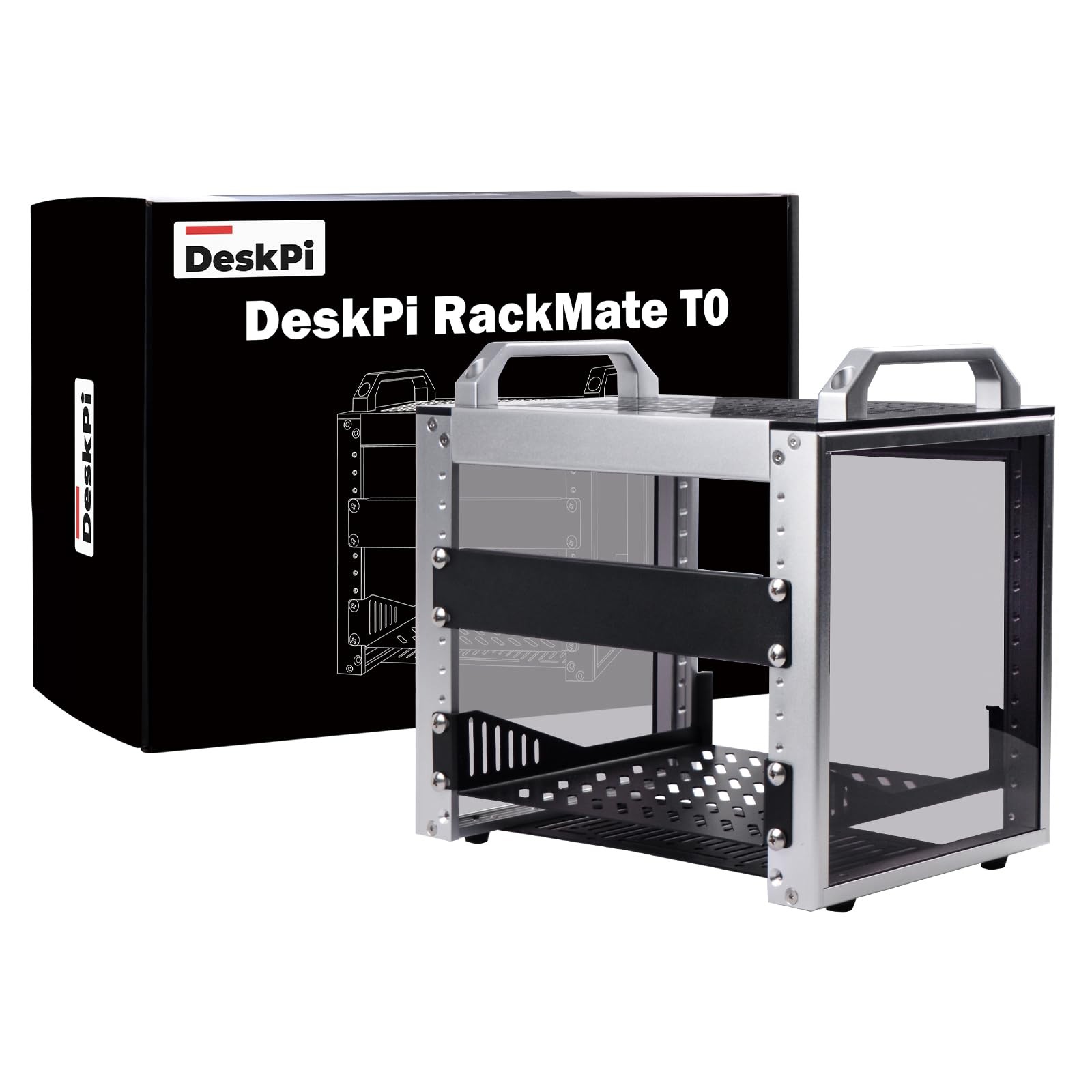 GeeekPi 4U Server Cabinet, 10 inch Server Rack for Network, Servers, Audio, a...