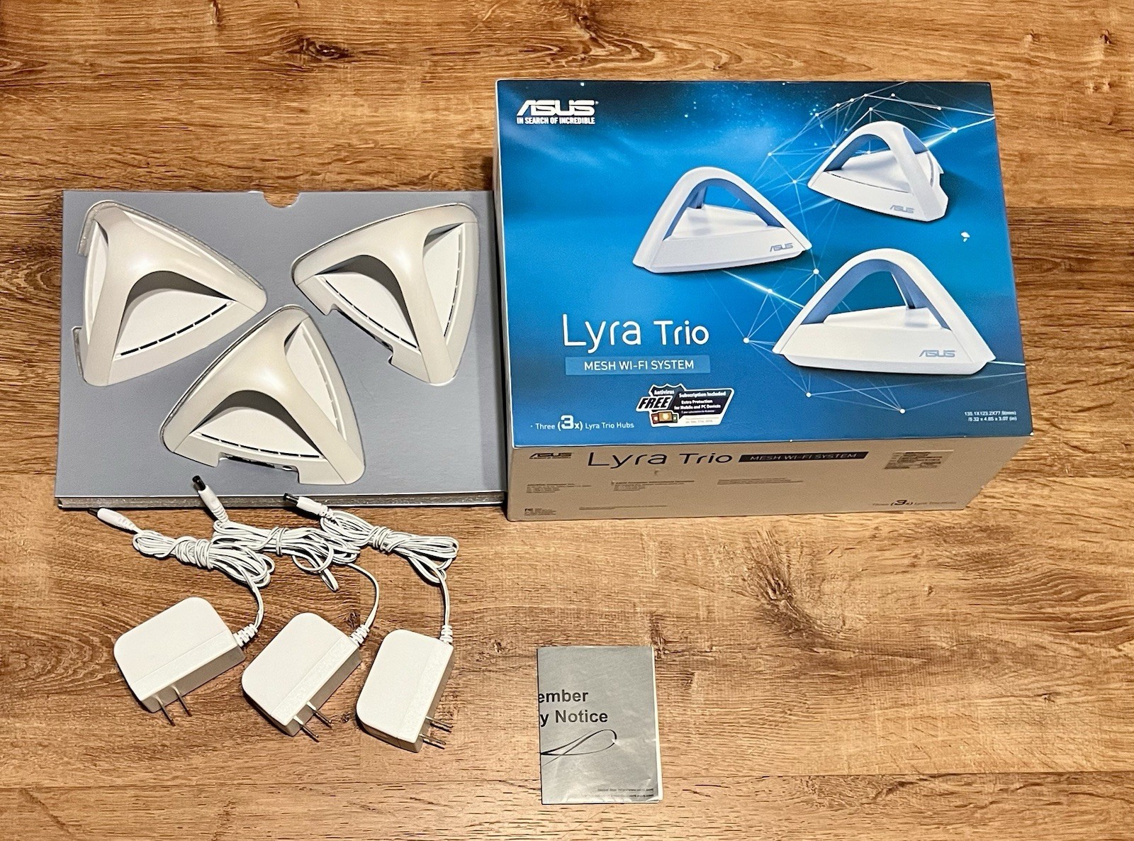 ASUS Lyra Trio 3PK Mesh WiFi System AC1750 [DT64]