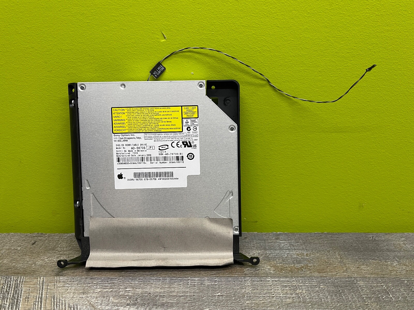 Genuine Apple iMac A1224 Slot Load DVD Drive 678-0575B 5670S AD-5670S