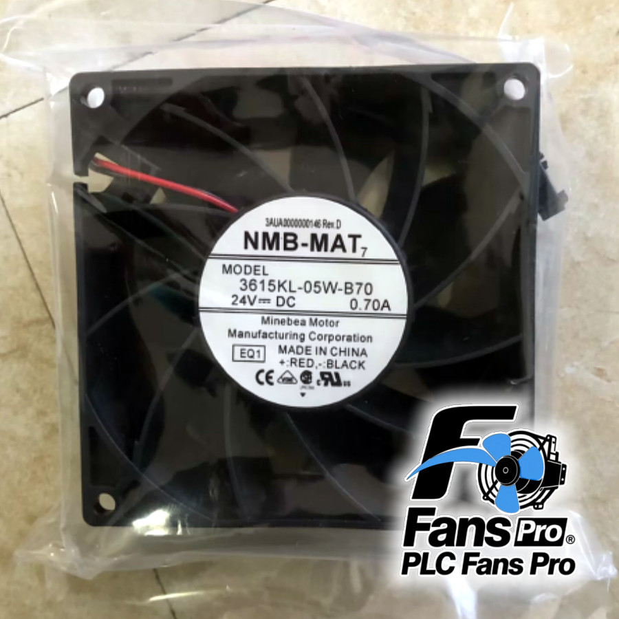 1PCS New NMB-MAT 3615KL-05W-B70 24V 0.7A 90*90*38mm Axial fan Fast delivery