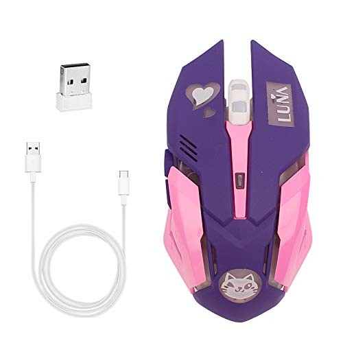 Gaming Mouse,7 Colors Backlit Optical Game Mice Ergonomic USB Wired with 2400...