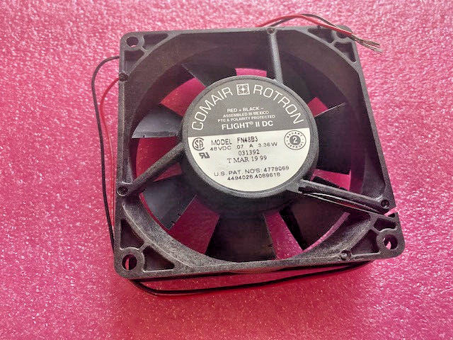 4pcs Comair Rotron Flight II 92mm x 25mm Fan 48V DC FN48B3  .07amp 45cfm  031392