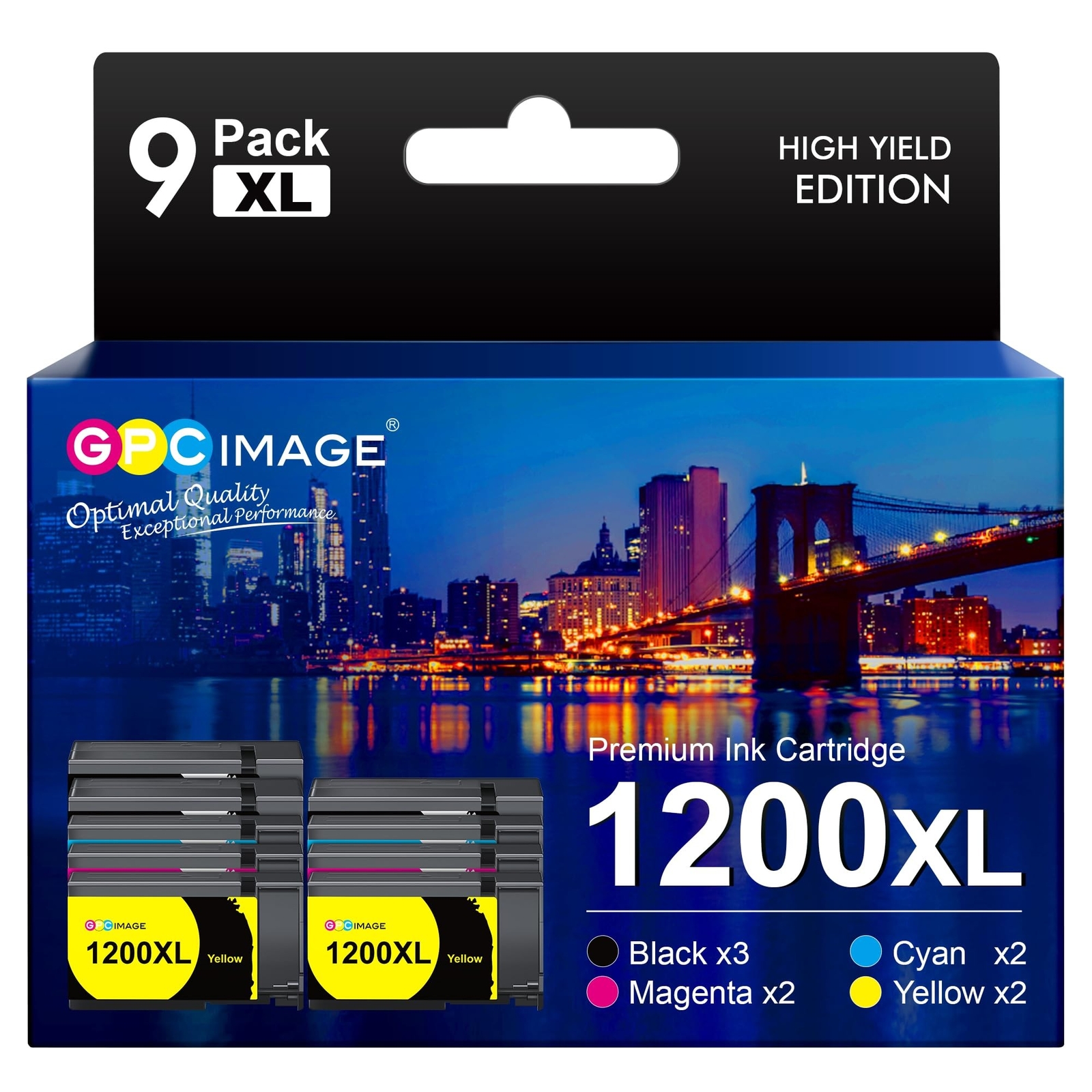 GPC Image Compatible Ink Cartridge Replacement for 1200XL to use with MAXIFY ...