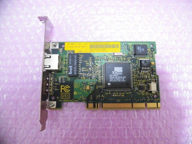 3COM 3C905C-TXM 100BASE-TX LAN Card PCI Used Excellent