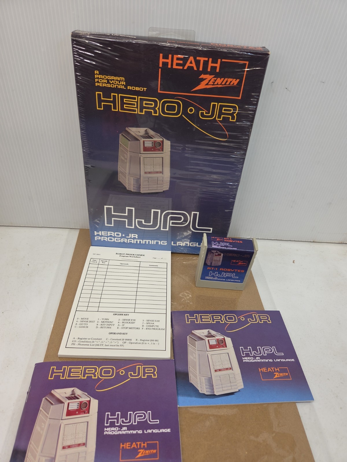 Vintage Heath Hero Jr HJPL Programming Language Cartridge (RARE) Not Complete 