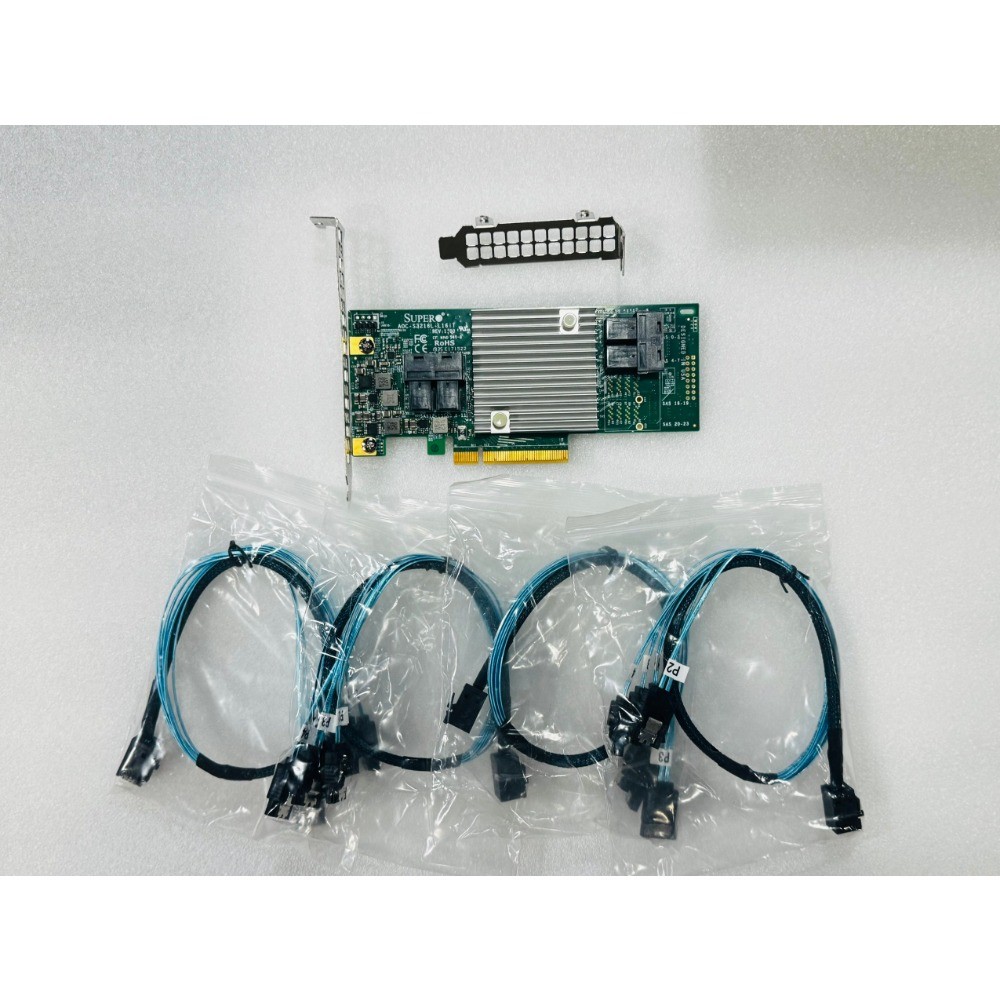 Supermicro 9305-16I AOC-S3216L-L16IT SAS SATA HBA Controller IT Mode ZFS TrueNAS