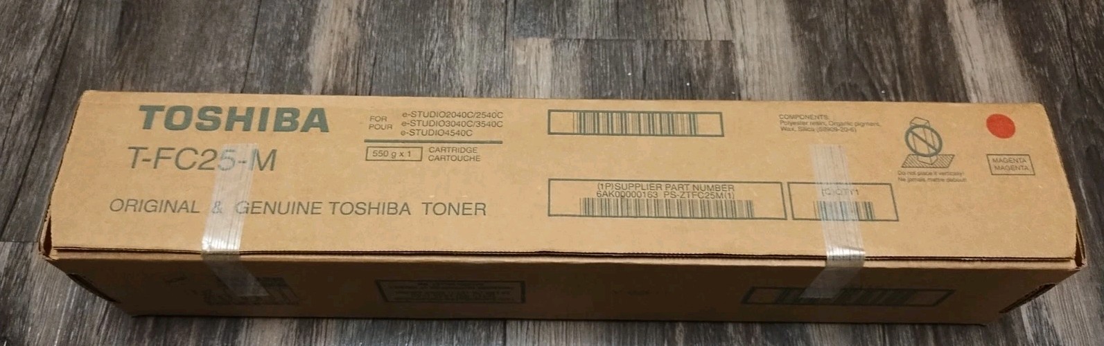 Original Toshiba T-FC25-M Magenta Toner Cartridge Genuine OEM