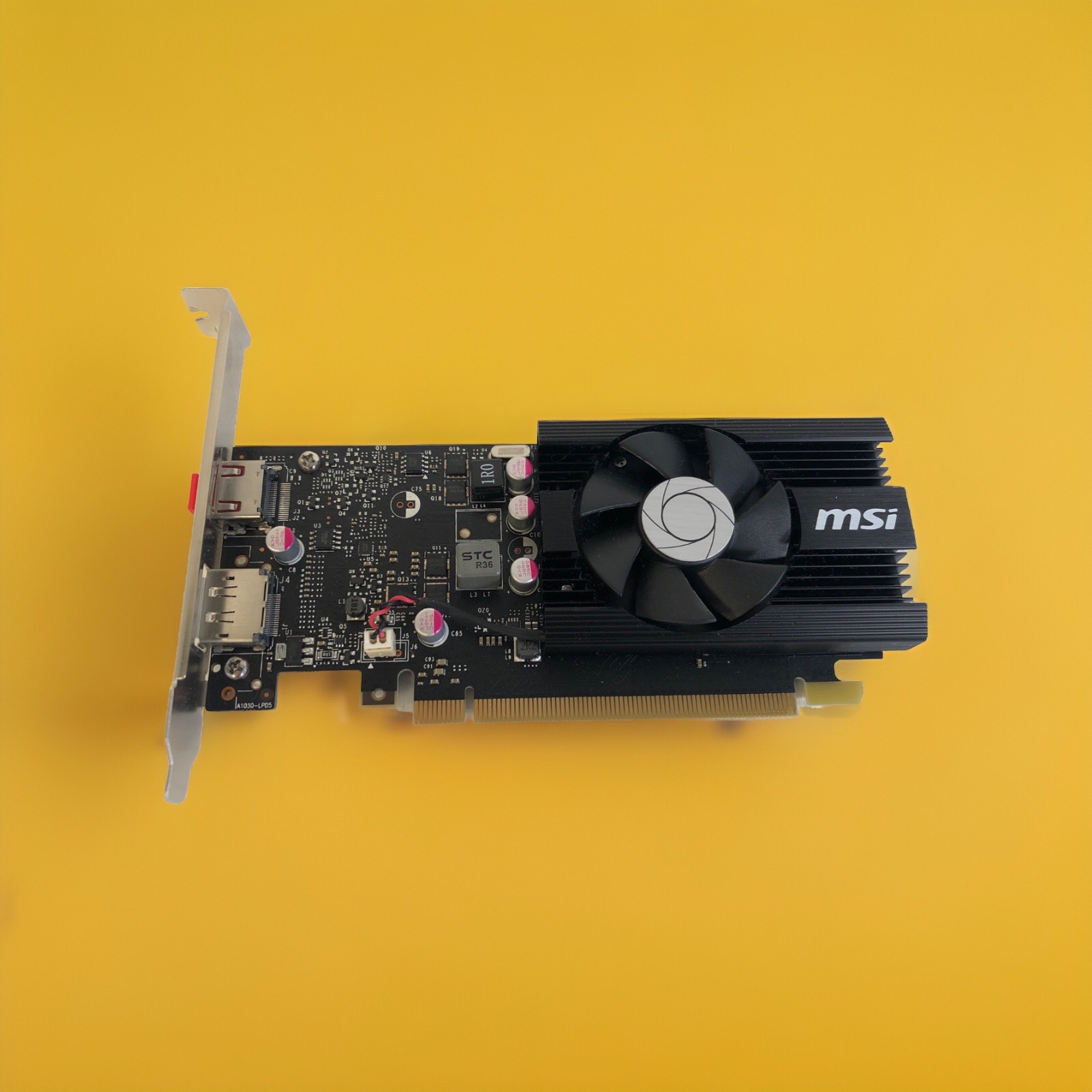 MSI NVIDIA GeForce GT 1030 2G LP OC 2GB GDDR5 Graphics Card