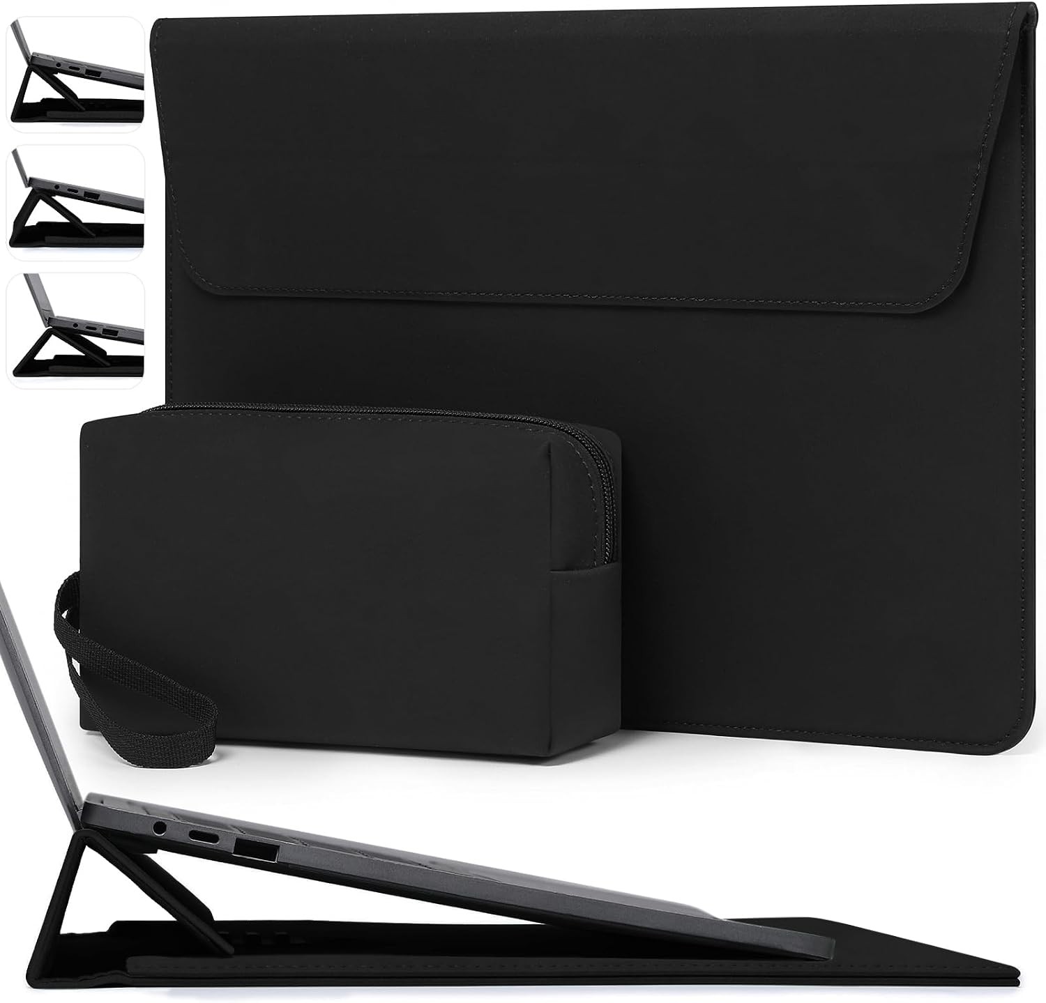 13.3-14 Inch Laptop Case Sleeve with Adjustable Stand for MacBook Pro 14 M5/M4/M