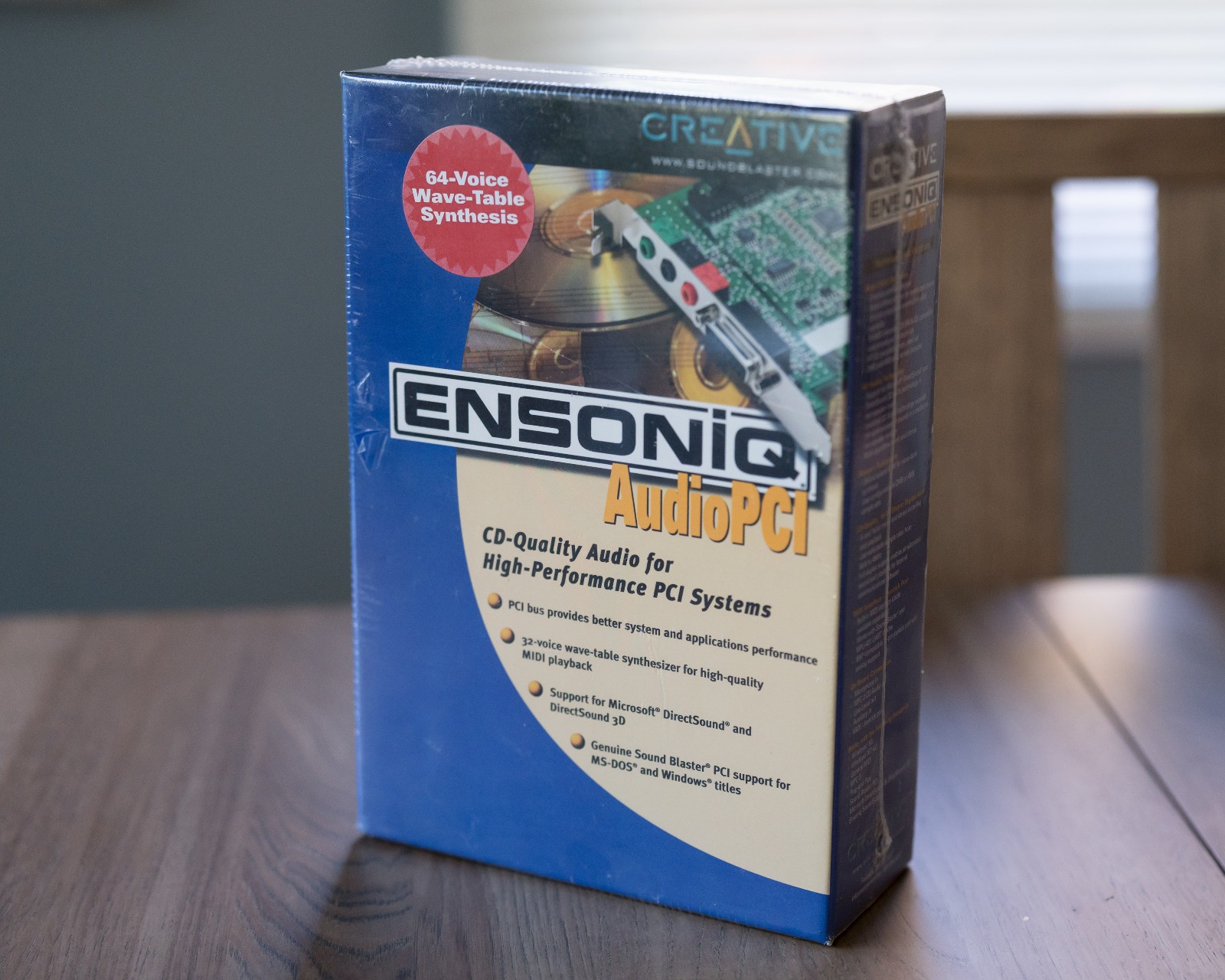 Creative Ensoniq AudioPCI ES1371 NOS Vintage Sound Card NEW Sealed Retail Box