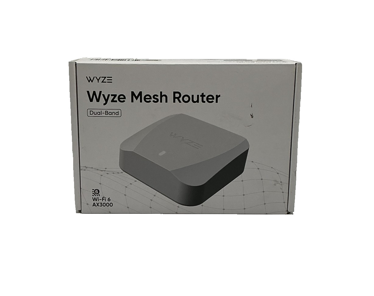 Wyze AX3000 Wi-Fi 6  Dual-Band Mesh Router, Open Box, WF6DBMR