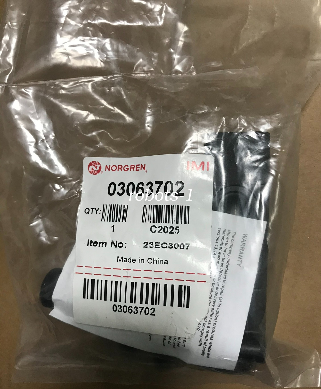 1PC Brand New NORGREN 03063702 Pneumatic Valve FedEx or DHL
