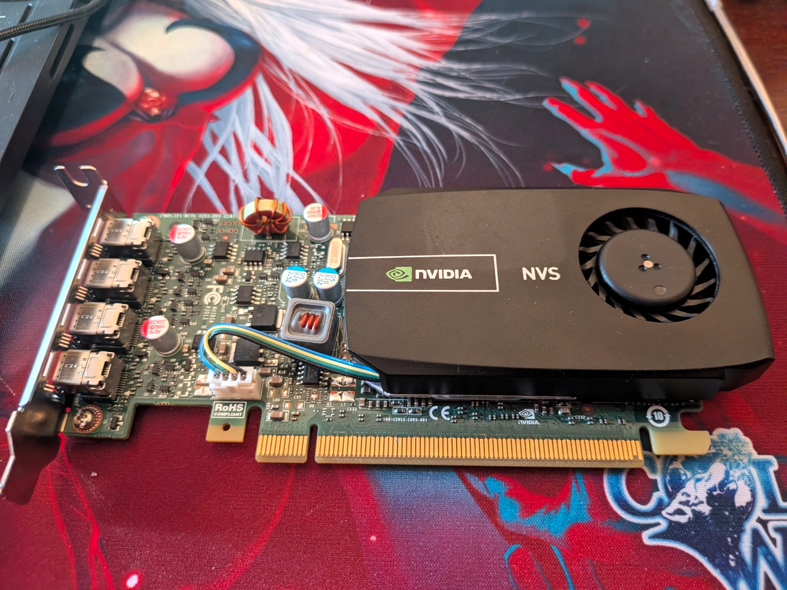 NVIDIA NVS PCI Express x16 DisplayPort Graphics Card Multi-Monitor Fan/Heatsink