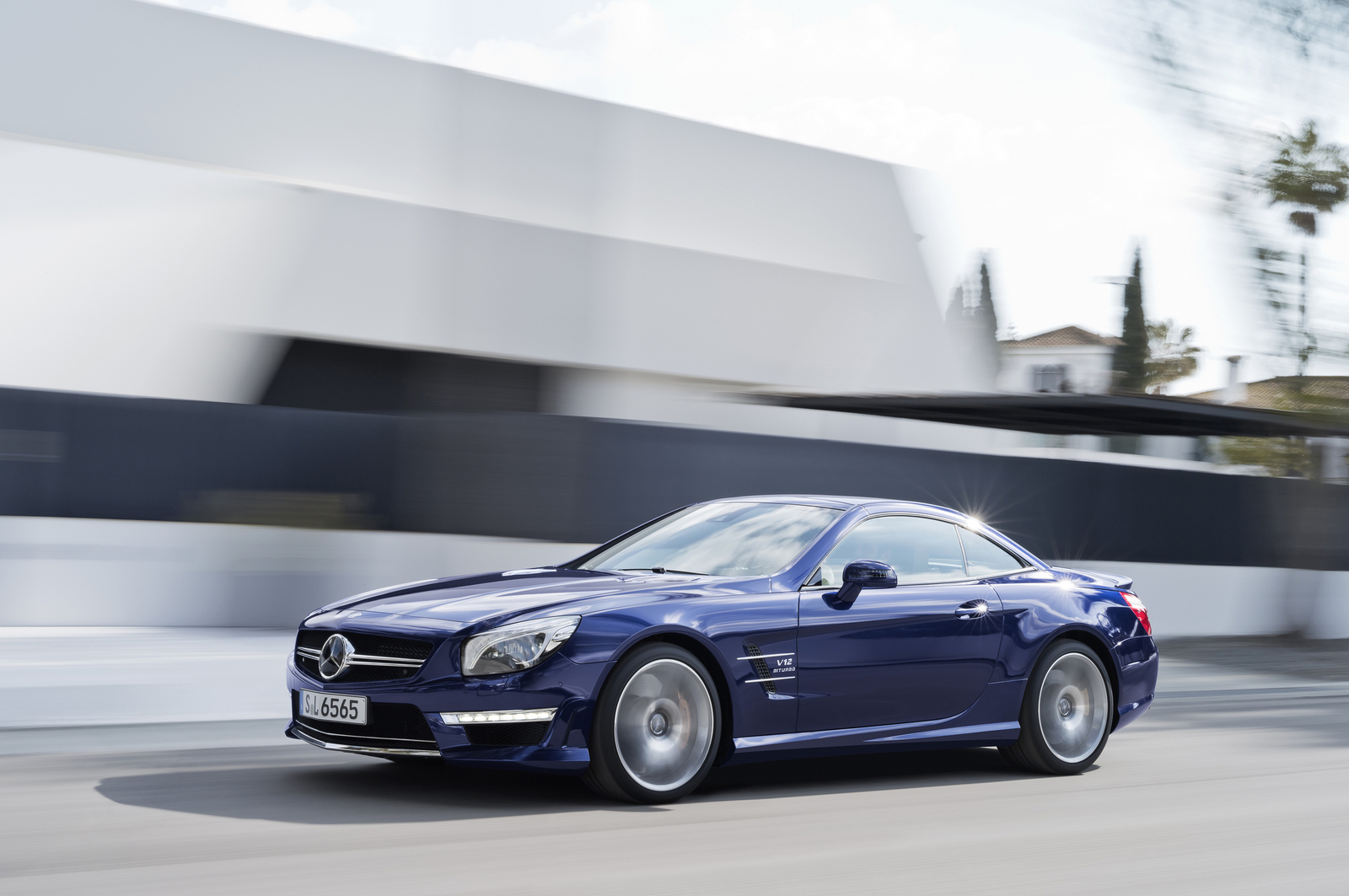 Cars 2013 mercedes benz sl65 amg Desk Mat Stitched