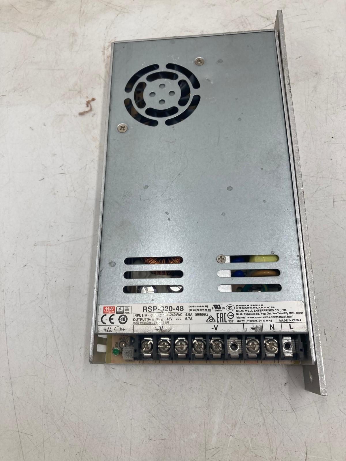 MEANWELL POWER SUPPLY RSP-320-48