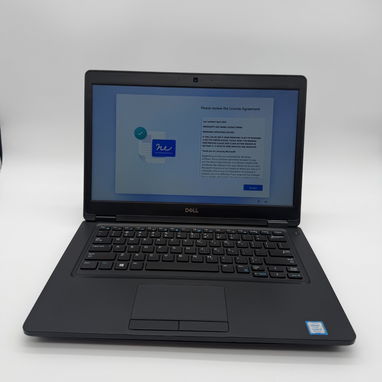 Dell Latitude 5490 14" Laptop i5-8350U 8GB RAM 256GB SSD Win11 Pro BAD BATT