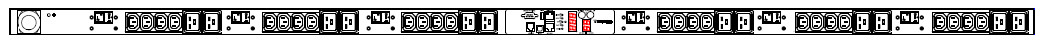 Raritan Dominion PX2-1905-V2N1 36-Outlets PDU - 24 x IEC 60320 C13, 12 x IEC 603