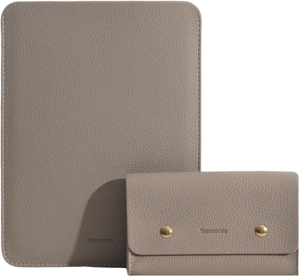 Padded PU Leather Laptop Sleeve Bag 13Inch for 2024 MacBook Pro 13 M2, Air A3113