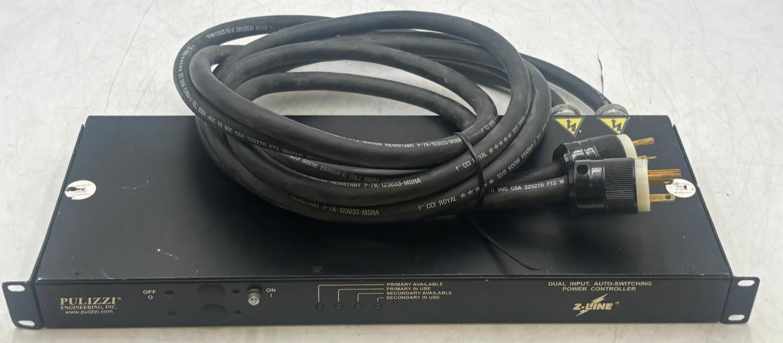Eaton/Pulizzi T2235-A2-NNB09S 120V ~16A  8 Outlet PDU Automatic Transfer Switch