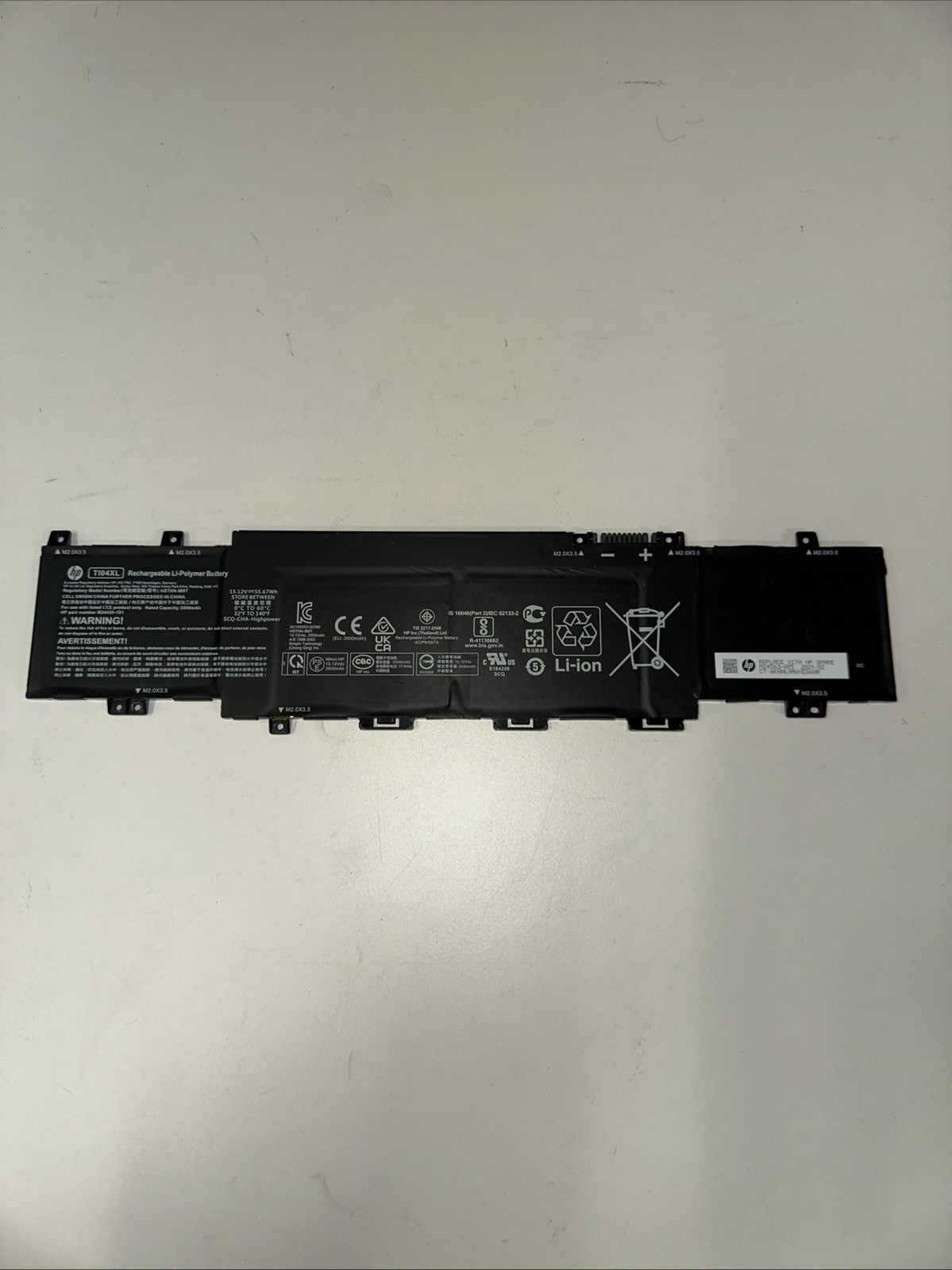 HP Envy 17t-cr100 17" Laptop 15.12V 55.67Wh 3500mAh Battery TI04XL M24420-1D1