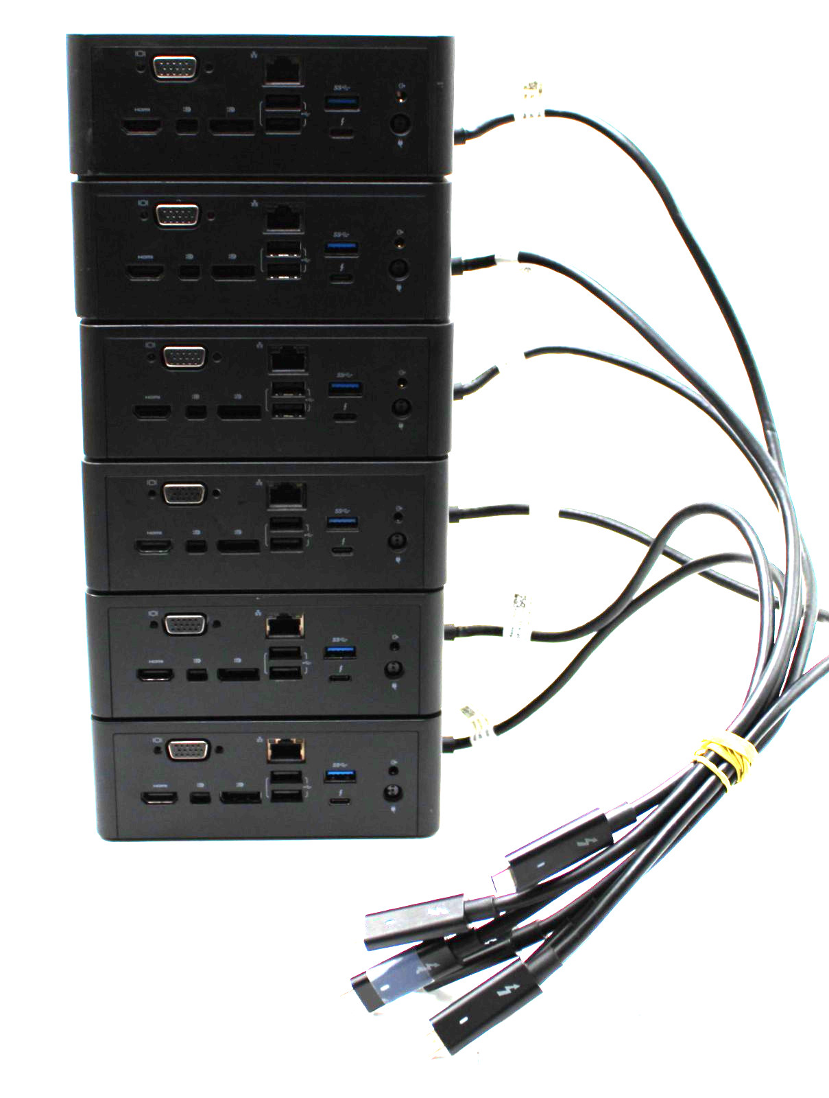 Lot of 6 - Genuine Dell K16A Thunderbolt Dock USB Type-C TB16
