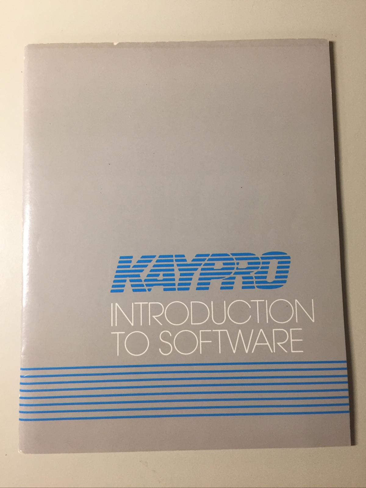 Vintage 1983 KAYPRO Introduction to Software Manual (NO DISK)