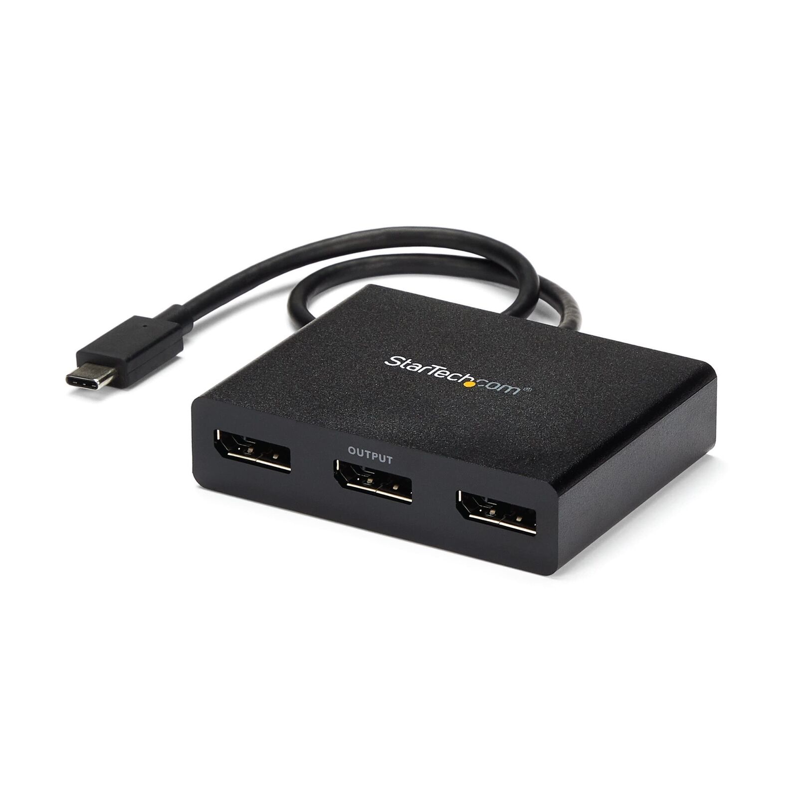 StarTech.com 3-Port USB-C Multi-Monitor Adapter, USB Type-C to 3x DisplayPort 1.