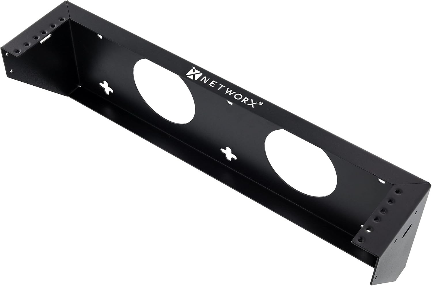Networx 2U Vertical 19 Inch Wall Mount Server Bracket for Network and Data