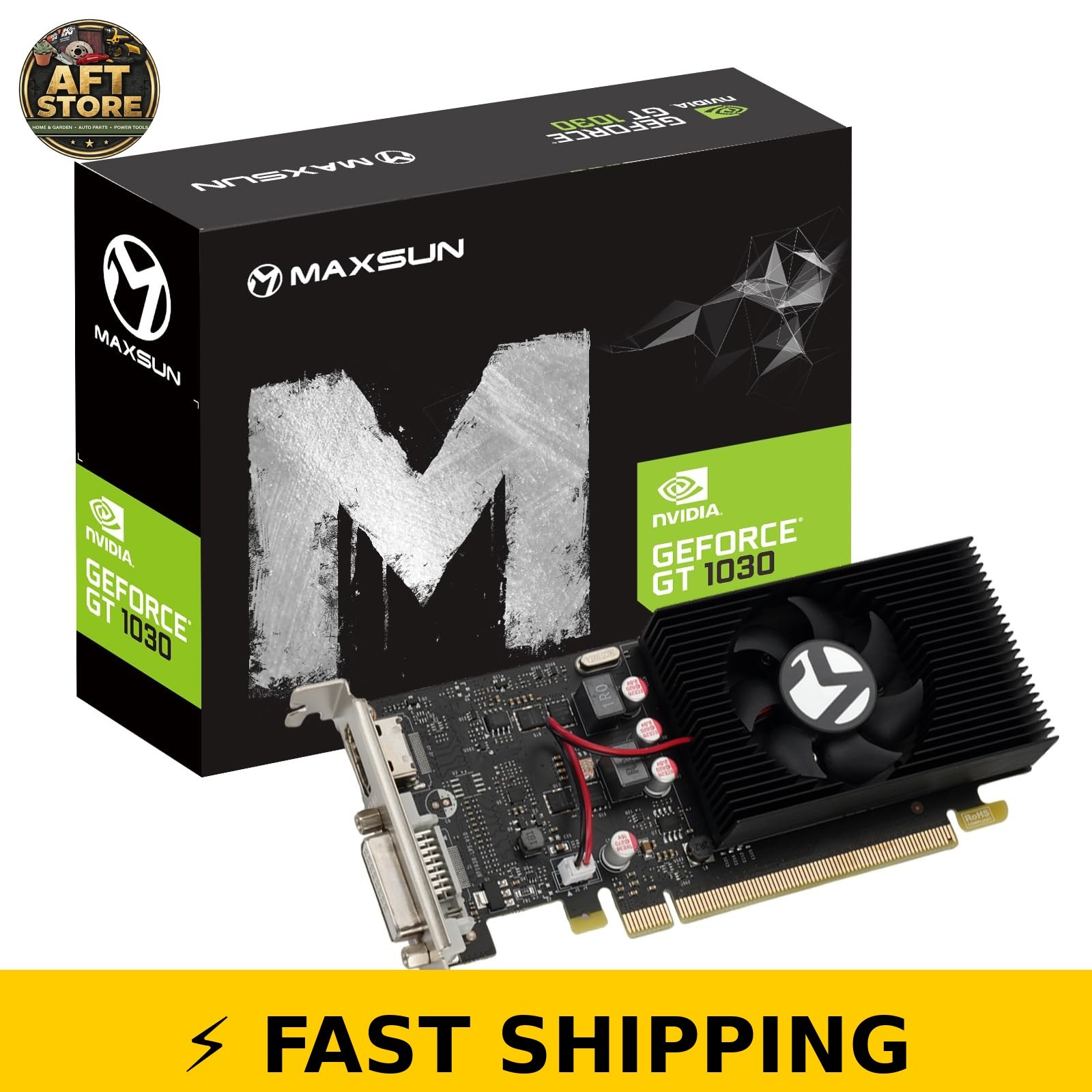 maxsun GeForce GT 1030 2GB GDDR5 Video Graphics Card