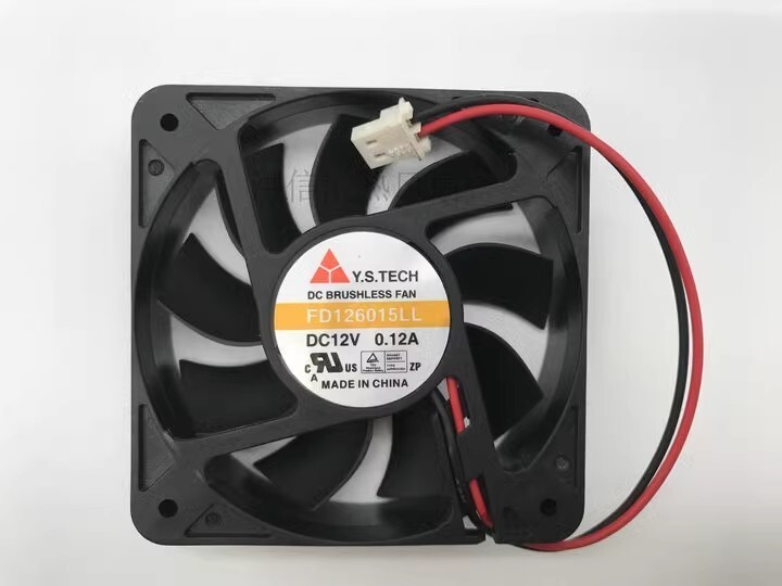 1PCS Y.S.TECH FD126015LL 6015 DC12V 0.12A 60*60*15MM 2-pin silent cooling fan