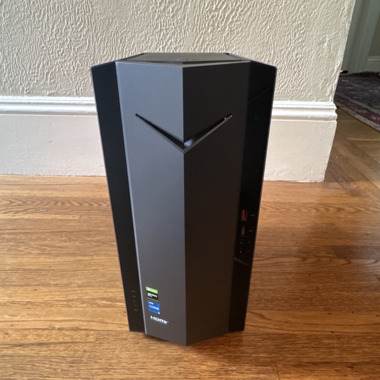Acer Nitro Gaming Tower Desktop, Intel Core, NVIDIA GeForce, HDMI, USB, Black